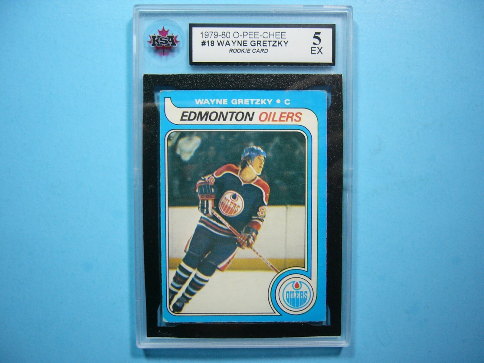 1979/80 O-PEE-CHEE NHL HOCKEY CARD #18 WAYNE GRETZKY ROOKIE RC KSA 5 EX OPC ZP