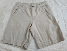 Columbia Sportswear - Men's Size 34 Light Khaki Shorts - 10" Inseam - Cotton EUC
