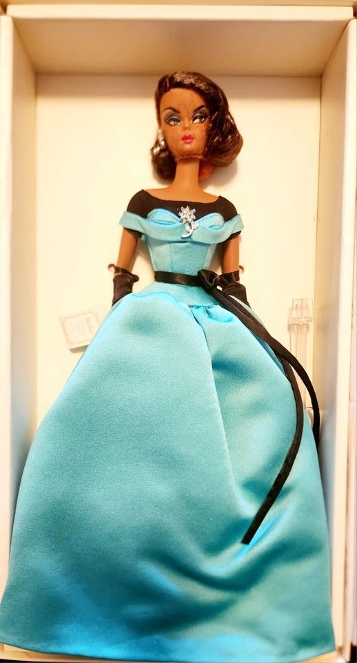 Барби моды модель коллекции гламурный атласный мяч платье золотой этикетки издание - Изображение 3 из 4