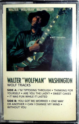 Walter Wolfman Washington - Wolf Tracks / MC / OVP Sealed / Cassette Tape Blues