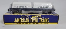 S-Gauge American Flyer 6-48524 Borden's Milk Wabash Flat Car - NIB