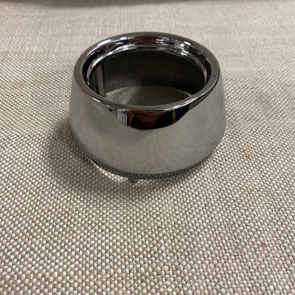 Bisel botón bocina cromada pontiac años 60 vintage como nuevo OEM # 62027-541561 Foto 2 de 4