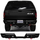 Vijay For 1994-2002 Dodge Ram 2500/3500 Steel Rear Bumper With LED Lights