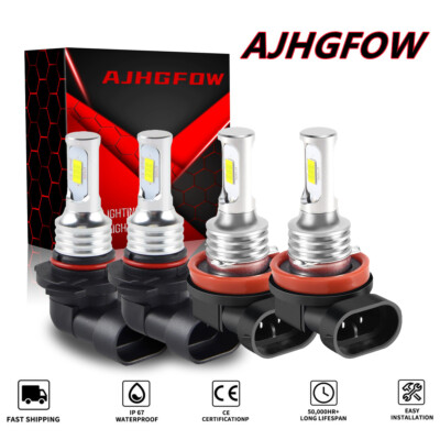 For Chevy Sonic LS LT Sedan 4-Door 1.4L 1.8L 2012-2020 LED Headlight Hi Lo Bulbs