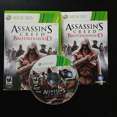 Assassin's Creed: Brotherhood Xbox 360 CIB Complete Tested & Working