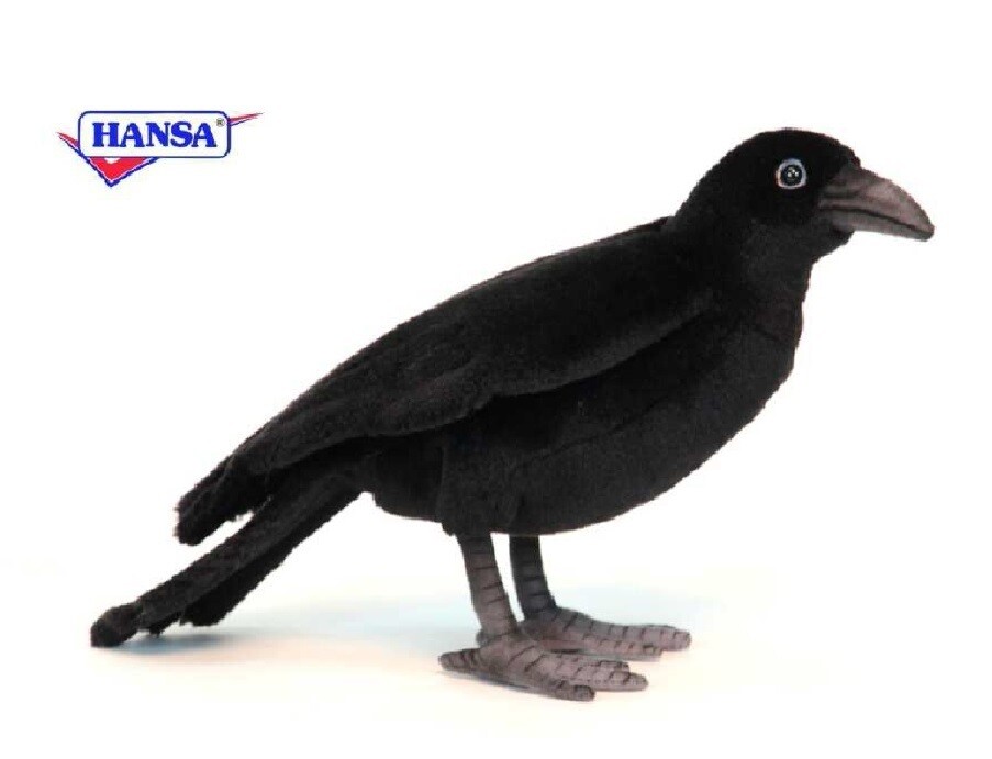 Hansa Toy 6266 Raven 31 Cm Plush Toy Stuffed Animal