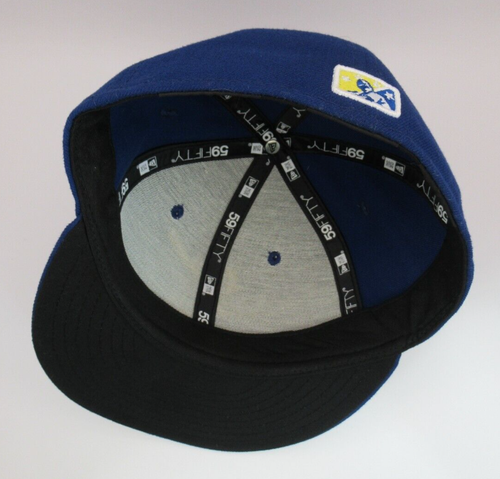 Burlington Bees New Era eng anliegende Mütze Gr. 7 Minor League MiLB 59FIFTY 5950 blau - Bild 6 von 10