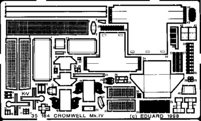 EDUARD MODELS  1/35 Armor- Cromwell Mk IV for TAM EDU35184