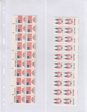 15 Pages VARIO 2VC For Stamps / Souvenir Sheets 2 Vertical Pockets 3 packs Deal