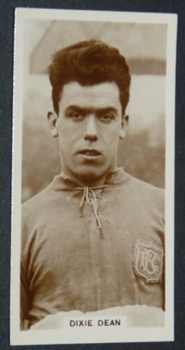 CIGARETTES CARD MILLHOFF 1930 #23 DIXIE DEAN FOOTBALL EVERTON TOFFEES BLUES - Picture 1 of 2