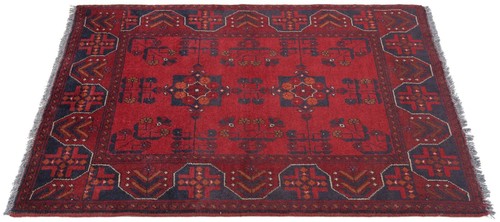 Afgano Annodato a Mano Tappeto Orientale 121x81 cm-Top Condizioni Oriente - Picture 4 of 8
