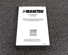 Manitou 1100 Series K1102 3-Stage Mast Forklift Parts Catalog Manual 20137-Up