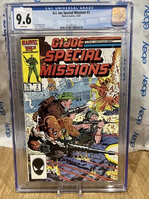 G.I. Joe Special Missions #2 CGC 9.6 (Dec 1986, Marvel) Mike Zeck, 1st Dial-Tone
