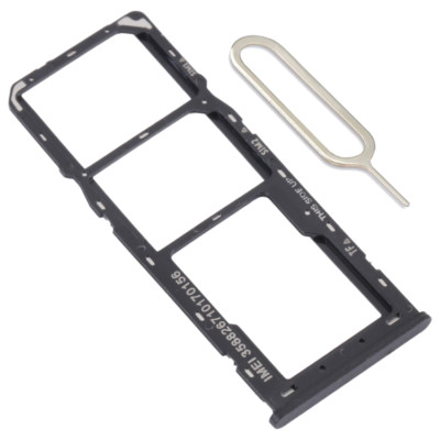 For TCL 30 SE / 30E / 305 / 306 dual card drawer sim card tray holder BLACK