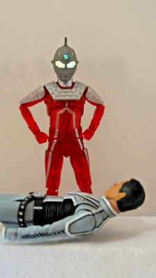 Bandai SHF Ichiban Ultraseven C Prize  Clear Color Ver +LED Head Part US Seller