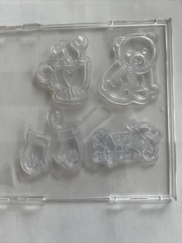 Juego de 4 osos polares y guantes de vacaciones * Imaginación retirada Foto 2 de 2