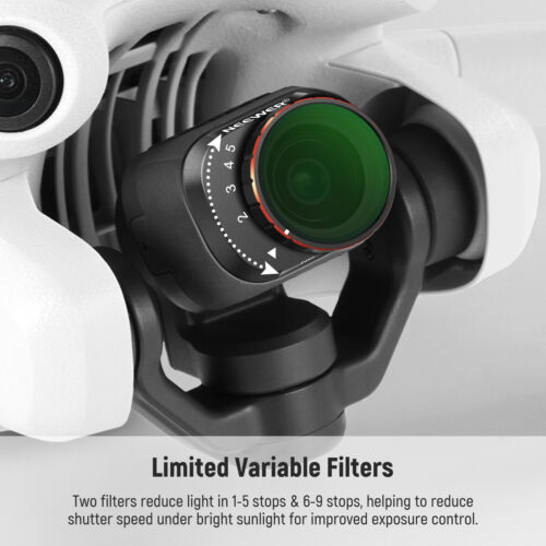 NEEWER 4 Pack Variable ND VND/CPL/UV Filter Set Compatible with DJI Mini 4 Pro - Picture 3 of 7