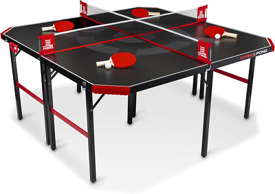 EastPoint Sports Hyper Pong 4 Way Table Tennis Four Square for The Whole Family