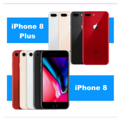 iPhone 8/8 Plus 64GB - Gold, Gray, Red - Verizon, AT&T, Cricket - Free Ship