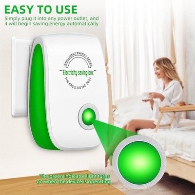2/4-Piece Power-Saving Box: Plug-In Energy Saver to Reduce Energy Costs