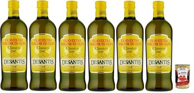 Desantis Olivenöl Extra Vergine Classico 6x1L mild & kaltgepresst +Polpa