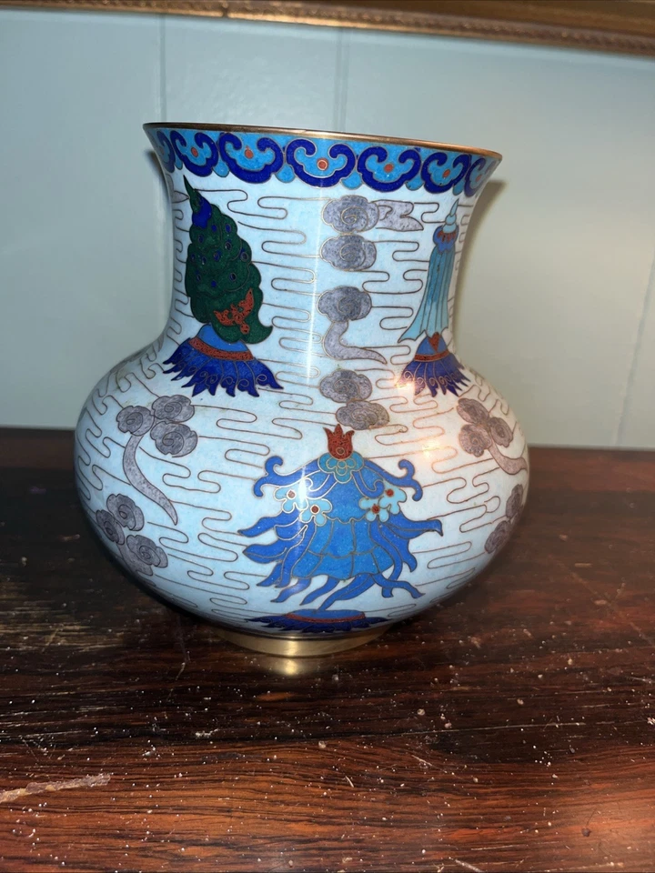 Jarrón Cloisonne Foto 2 de 4