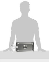 Winco SPCT 1/3 Slotted Pan Cover