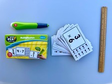 Power Pen Learning Cards Multiplication Grades 2-5 WITH PEN 106 Cards Complete