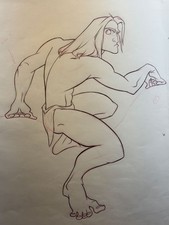 Disney Feature Animation-TARZAN- pre-production drawing
