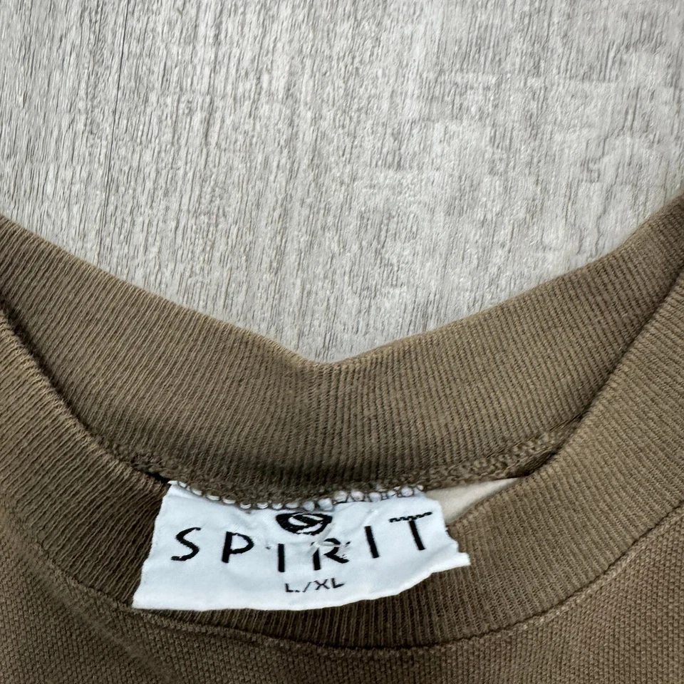 Camisa De Colección Seattle Washington Manga Larga Para Hombre Extra Grande XL Marrón Años 90  Foto 4 de 4