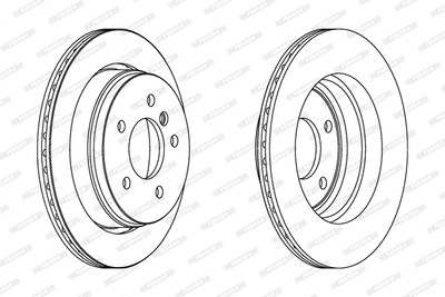 FERODO DDF1581 Bremsscheibe für BMW