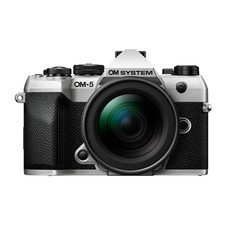 OM SYSTEM OM-5 Mark II Mirrorless Camera with 12-45mm f/4 PRO Lens Silver 
