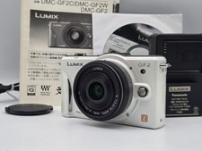 [N.MINT/ 2k shots / EnglishOK] Panasonic LUMIX GF2 White + 0.18m Lens From Japan