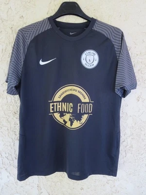 Maillot A.S MELTING VILLEJEAN porté n°5 football NIKE noir shirt L - Photo 1/4