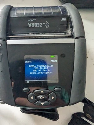 Zebra ZQ620 WiFi Mobile Printer With Battrey - Untested - Image 1 of 4