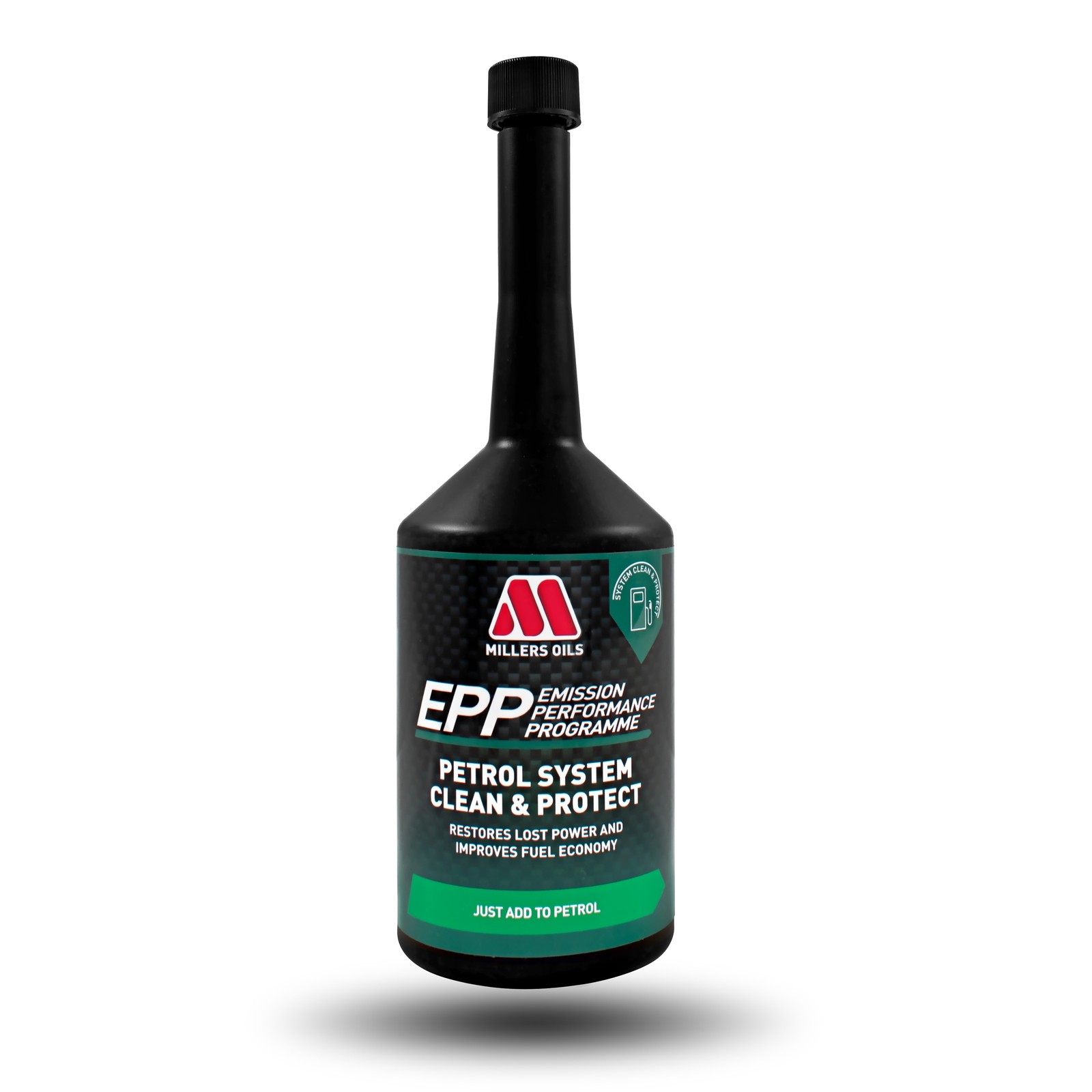Millers Oils EPP Petrol System Clean and Protect Fuel Treatment - 0.4L 400ml