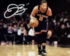 JALEN BRUNSON - NEW YORK KNICKS - SILVER Autographed 8x10 Photo w/COA