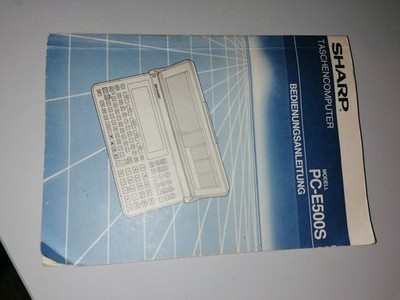 SHARP Computer PC-E500S 32KB / 512KB SRAM Taschencomputer Basic P