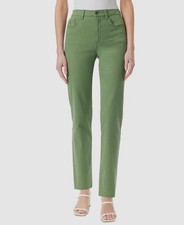 Gloria Vanderbilt Women's Green Amanda Ultralight Tapered Jeans Pants Size 4