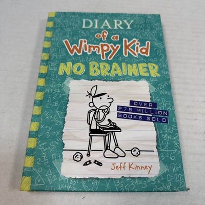 No Brainer (Diary of a Wimpy Kid #18) by Jeff Kinney (2023, Hardcover)