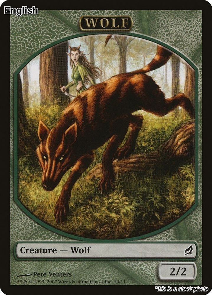 MTG Wolf Token [LRW - 10] MP
