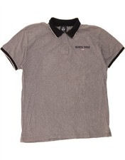 NORTH SAILS Mens Polo Shirt 2XL Grey Cotton AB20