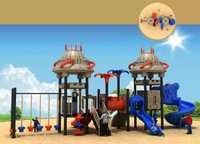 Kinderspielplatz Kunststoff Bereich Schaukel Spielturm Rutsche SpielpläTze