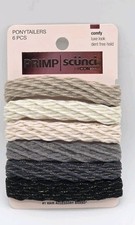 Scunci Primp Ponytailers Set of 6 Comfy Luxe Look Hair Ties