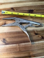 Craftsman Long Nose Locking Pliers Made in USA 9 45349 ~8 in