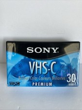 Sony VHS-C Tape 30 Minute Brand New Sealed