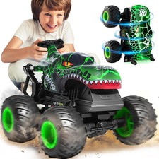 Remote Control Monster Truck - Dinosaur Monster Truck Toys with M