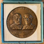 1965 CIVIL WAR CENTENNIAL MEDAL 2 1/2” ULYSSES S. GRANT ROBERT E. LEE WITH BOX