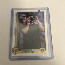Topps 2025 Series 2 Base Set Spencer Horwitz Pirates #488 Golden Mirror Baseball