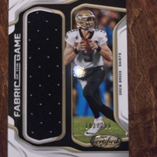 2019 Certified Drew Brees Fabric of the Game Jersey #183/299